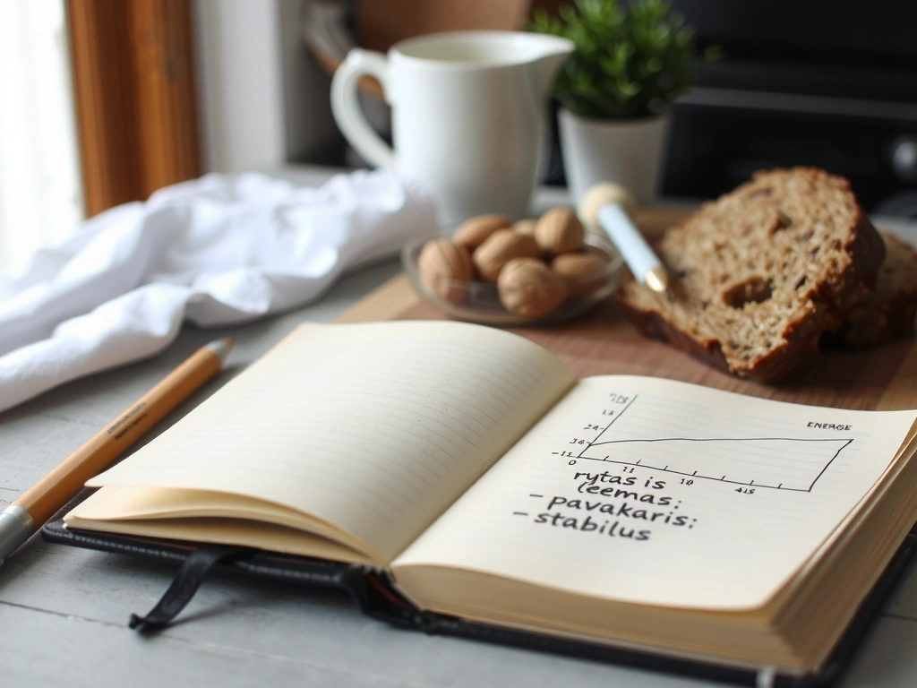 Annotuotas dienos energijos grafikas